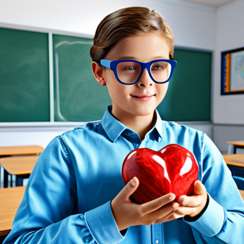 Home 22 AR Learning Experience**
"A student wearing AR glasses, fully clothed in casual attire, studying a virtual 3D model of the human heart in a bright, modern classroom. The heart is realistically rendered and floating in the air. Books and learning materials are visible in the background. Safe for work, appropriate content, professional, perfect anatomy, well-formed hands, correct proportions, natural pose, high quality."
**