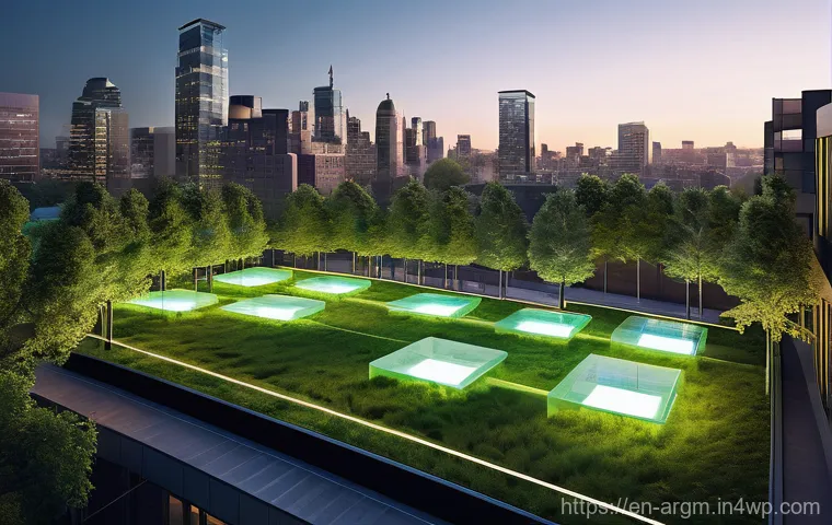 증강현실을 활용한 지속 가능한 도시 개발 - **Prompt 2: AR-Guided Precision Construction**
    "A skilled construction worker, wearing a bright ...