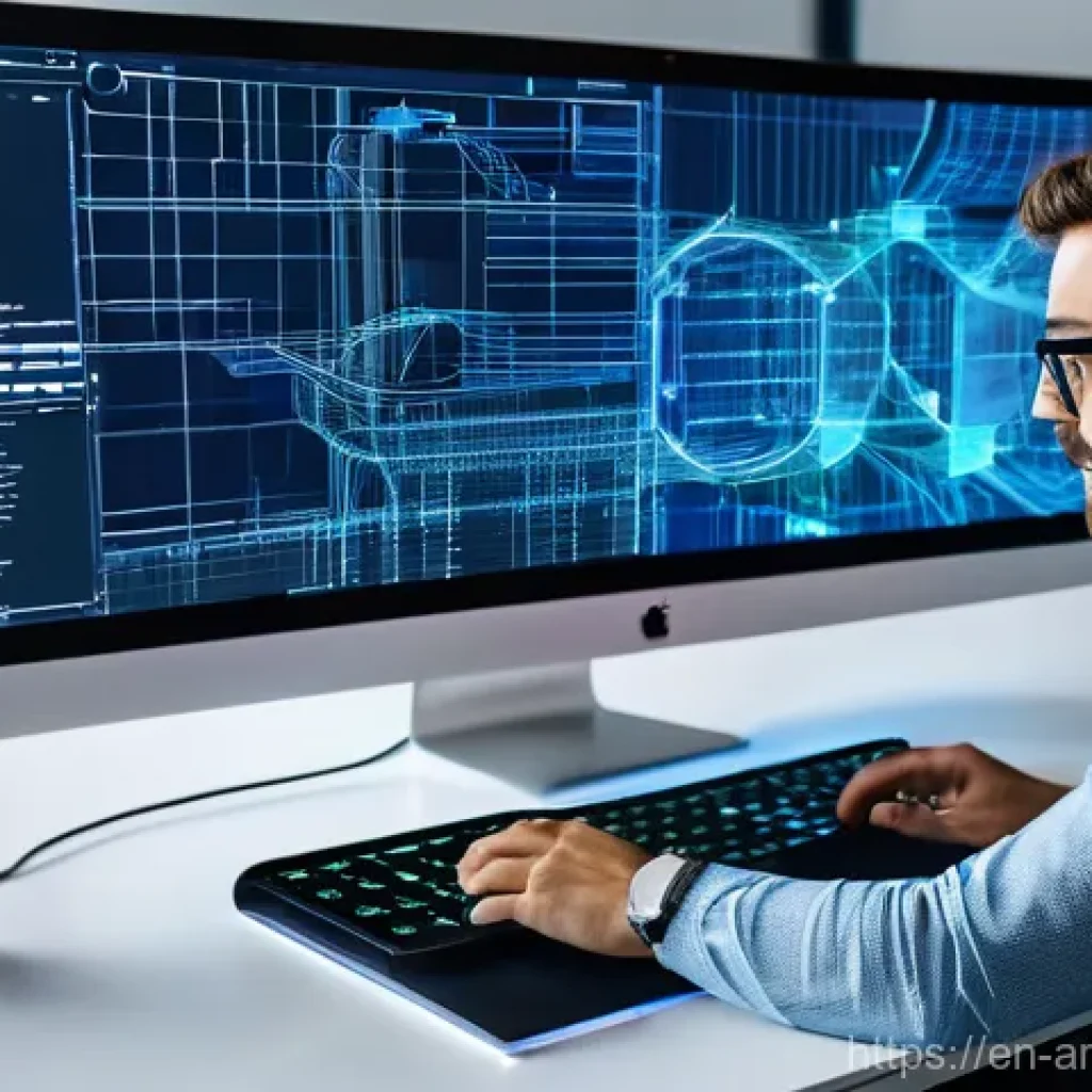 증강현실 기술이 가져올 새로운 직업 - **Prompt Title:** Immersive AR/VR Development in Action
**Description:** A mid-shot of a focused...