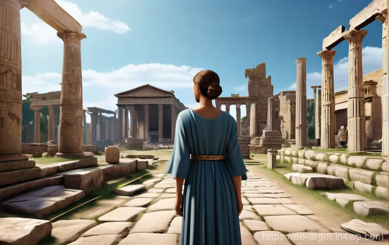 증강현실을 활용한 개인화된 여행 경험 - **AR City Navigation in a Historic District:** A dynamic, wide-angle shot of a traveler (late 20s to... 증강현실을 활용한 개인화된 여행 경험 - **AR City Navigation in a Historic District:** A dynamic, wide-angle shot of a traveler (late 20s to...